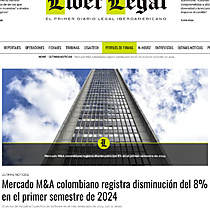 Mercado M&A colombiano registra disminucin del 8% en el primer semestre de 2024